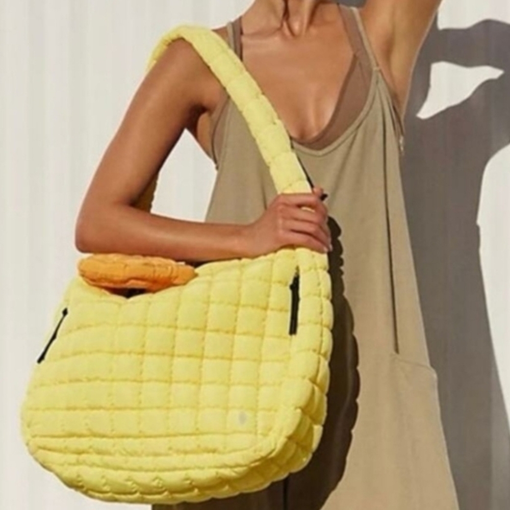 Free People Quilted Carryall Bag